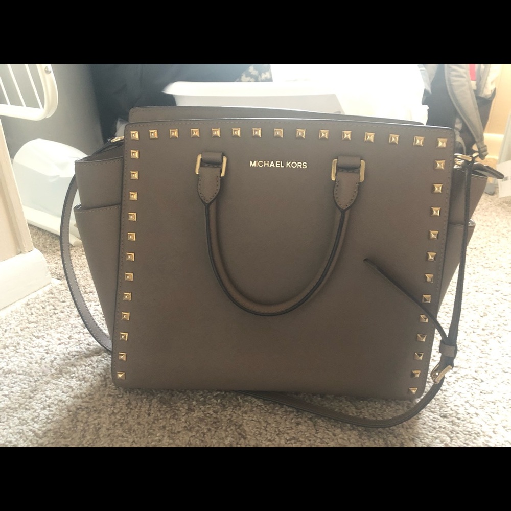 Michael Kors studded selma large